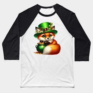 St Patricks Fox Baseball T-Shirt